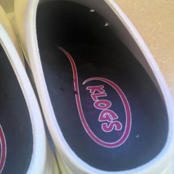 KLOGS USA WHITE WOMENS CLOG-SIZE 6.5 - Picture 4 of 6